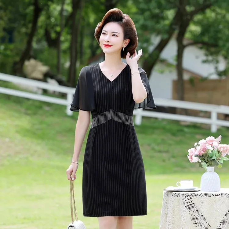 Summer Women stripe Slim Fringed Dress Women High Quality Short Sleeve Elegant Lady Party Dresses
Summer Women stripe Slim Fringed Dress Women High Quality Short Sleeve Elegant Lady Party Dresses