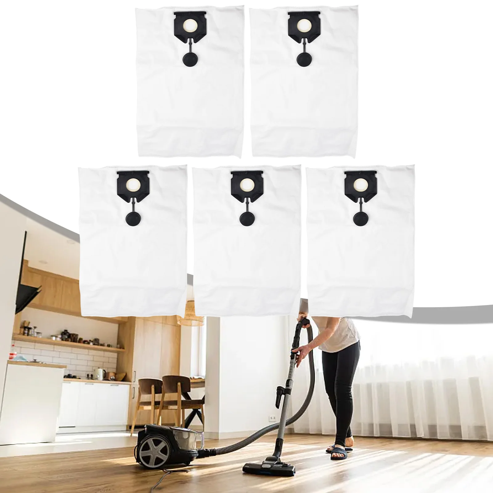 For Kärcher Dust Bag For Karcher Vacuum Cleaners:2.889-154.0 1 Ap L 1 Tact Te L 1 Tact Te M 2.889-154.0 30L 5pcs
For Kärcher Dust Bag For Karcher Vacuum Cleaners:2.889-154.0 1 Ap L 1 Tact Te L 1 Tact Te M 2.889-154.0 30L 5pcs