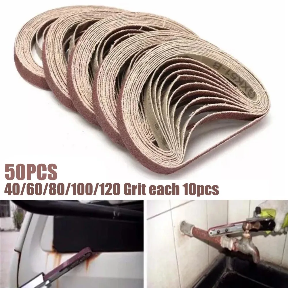50pcs Sanding Belts Abrasive Bands For 10x330mm Sanders File Sanders Belt Sander Abrasive Tool Wood Soft Metal Polishing
50pcs Sanding Belts Abrasive Bands For 10x330mm Sanders File Sanders Belt Sander Abrasive Tool Wood Soft Metal Polishing