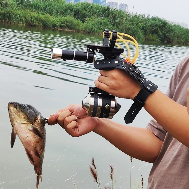 Professional Fishing Slingshot Set with Fishing Reel and Darts Catapult Used for Outdoor Sport Hunting Shooting Game Accessories
Professional Fishing Slingshot Set with Fishing Reel and Darts Catapult Used for Outdoor Sport Hunting Shooting Game Accessories