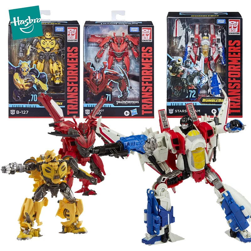 Original Hasbro Transformers Studio Series Action Figure Starscream Bumblebee Autobot Dino Robot Model Toys for Boys Collectors
Original Hasbro Transformers Studio Series Action Figure Starscream Bumblebee Autobot Dino Robot Model Toys for Boys Collectors