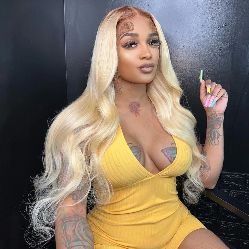 Ombre 613 Blonde with Dark Root HD Transparent Lace Front Wigs Human Hair for Women Natural Wave Wigs with Baby Hair Pre plucked
Ombre 613 Blonde with Dark Root HD Transparent Lace Front Wigs Human Hair for Women Natural Wave Wigs with Baby Hair Pre plucked