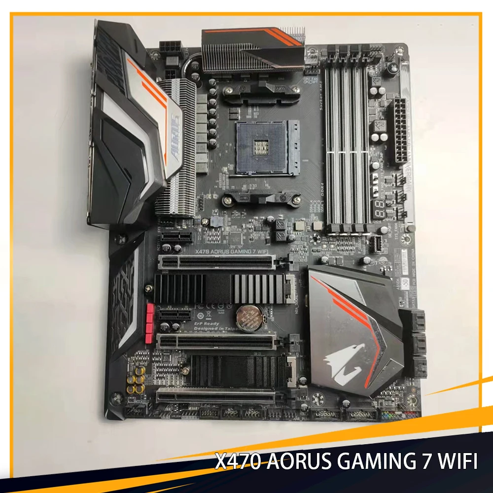 

GA X470 AORUS GAMING 7 WIFI For Gigabyte Socket AM4 64GB DDR4 PCI-E 3.0 ATX Desktop Motherboard High Quality Fast Ship