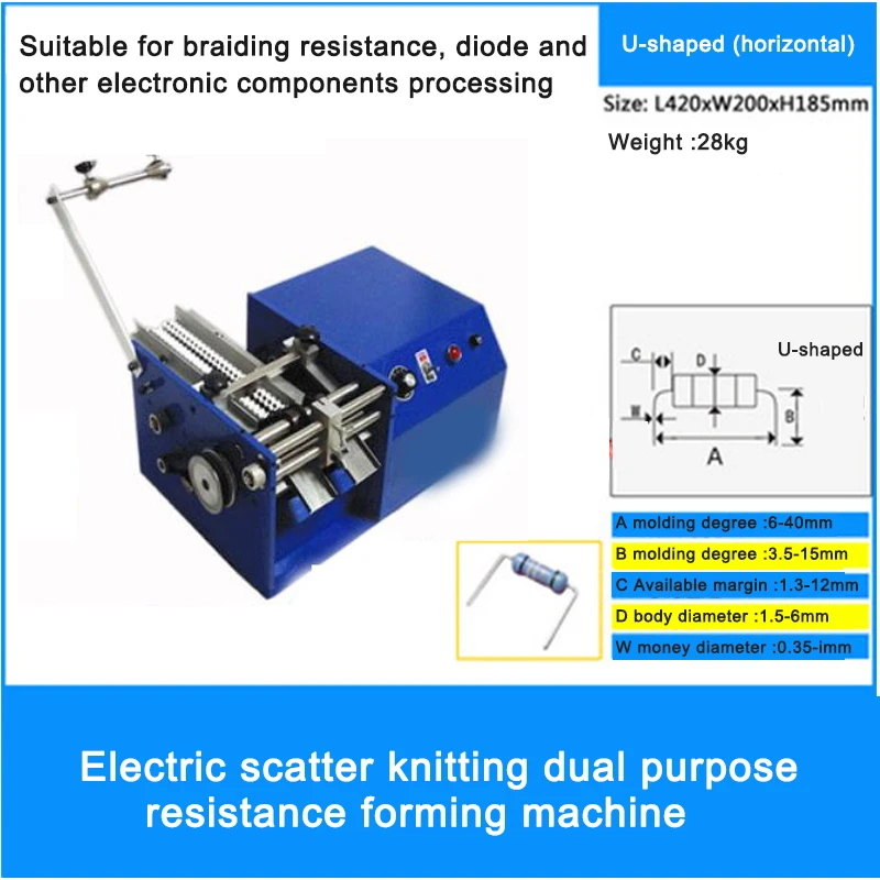 Scattered And Compiled Dual Purpose Forming Machine F/U/ One Font Type Portable Molding Equipment For Different Resistors Diodes
Scattered And Compiled Dual Purpose Forming Machine F/U/ One Font Type Portable Molding Equipment For Different Resistors Diodes