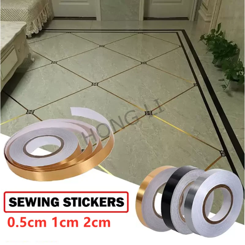 50 Meter Gold Self Adhesive Tile Sticker Waterproof Wall Gap Sealing Tape Strip Floor Tile Beauty Seam Sticker Home Decoratio
50 Meter Gold Self Adhesive Tile Sticker Waterproof Wall Gap Sealing Tape Strip Floor Tile Beauty Seam Sticker Home Decoratio
