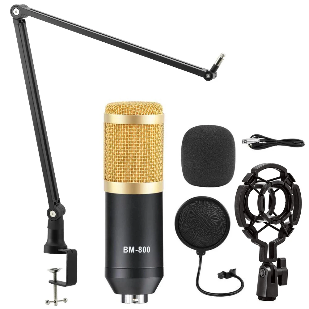 Конденсаторный микрофон bm 800 для студийной записи