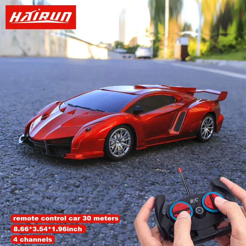 Hairun 1/18 RC Car 4 Channels With Led Light 2.4G Radio Remote Control Cars Sports Car High-speed Drift Car Toys For boys
Hairun 1/18 RC Car 4 Channels With Led Light 2.4G Radio Remote Control Cars Sports Car High-speed Drift Car Toys For boys