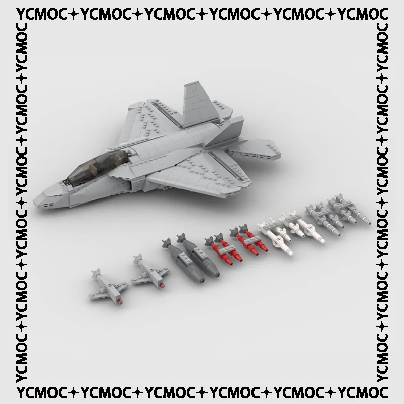 YcMoc Building Blocks Stealth fighter aircraft F-33 Technology Bricks DIY Toys For Kids Children Gifts
YcMoc Building Blocks Stealth fighter aircraft F-33 Technology Bricks DIY Toys For Kids Children Gifts