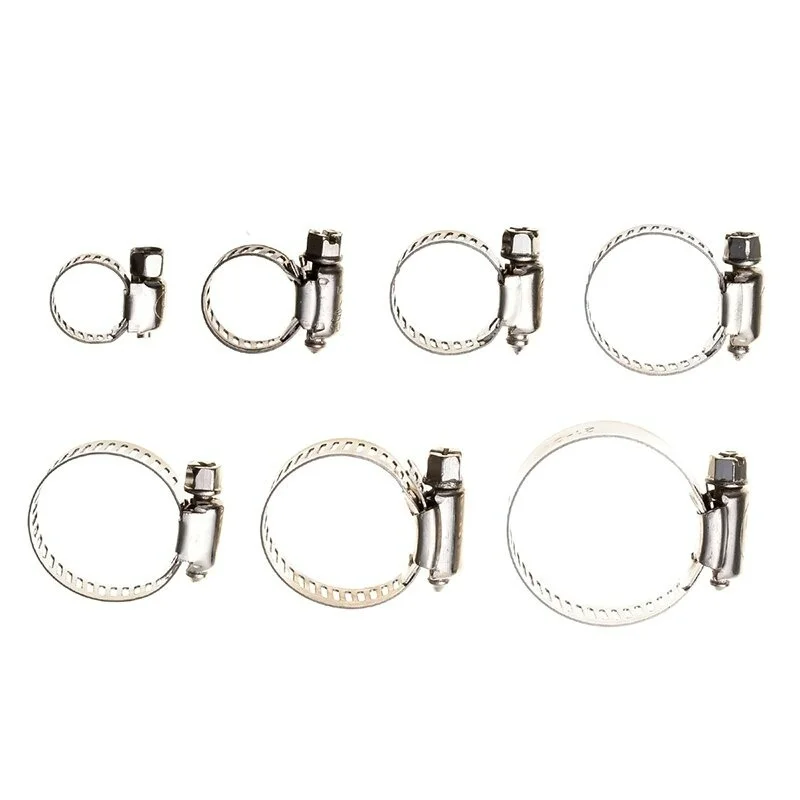 10pcs Pipe Clamps Genuine Stainless Steel Hose Clips Fuel Hose Pipe Clamps Worm Drive Durable Anti-oxidation
10pcs Pipe Clamps Genuine Stainless Steel Hose Clips Fuel Hose Pipe Clamps Worm Drive Durable Anti-oxidation