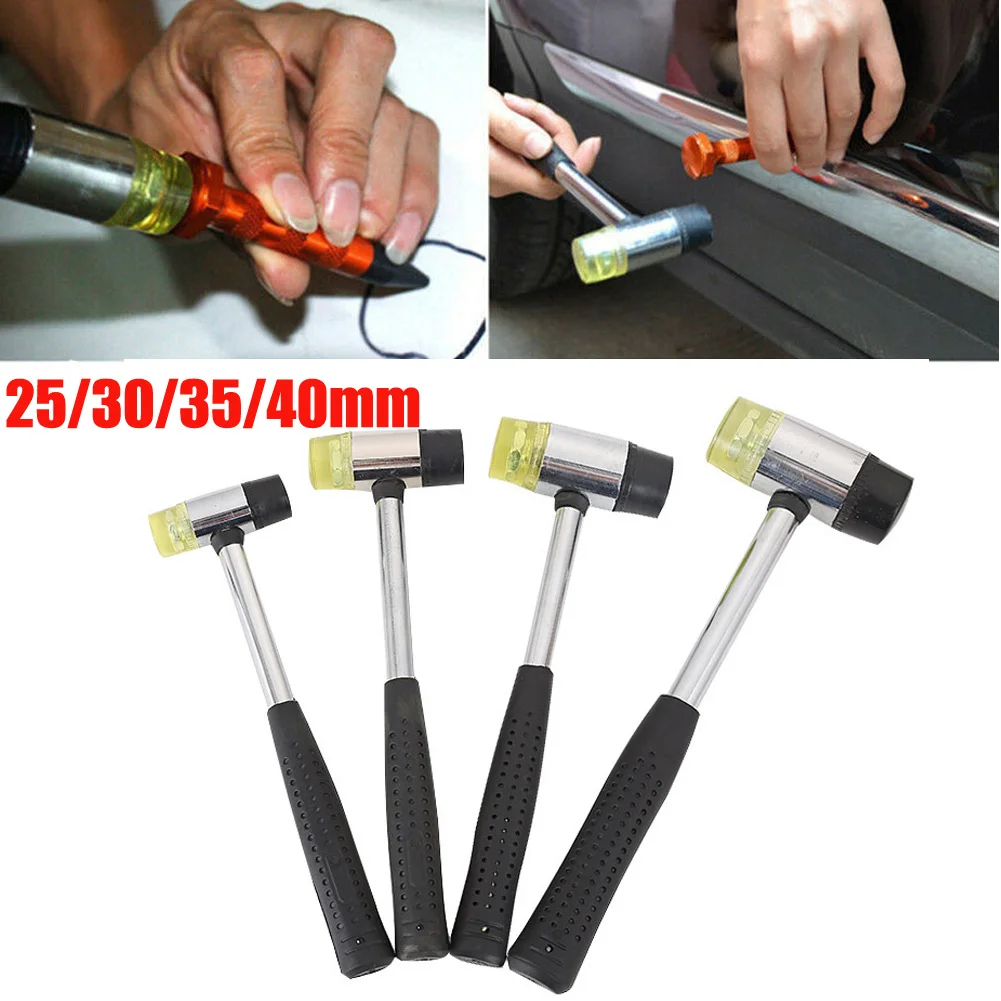 Car Dent Repair Rubber Hammer Car Paintless Dent Removal Auto Dent Repair Hammer 25/30/35/40mm Removable Double Head
Car Dent Repair Rubber Hammer Car Paintless Dent Removal Auto Dent Repair Hammer 25/30/35/40mm Removable Double Head