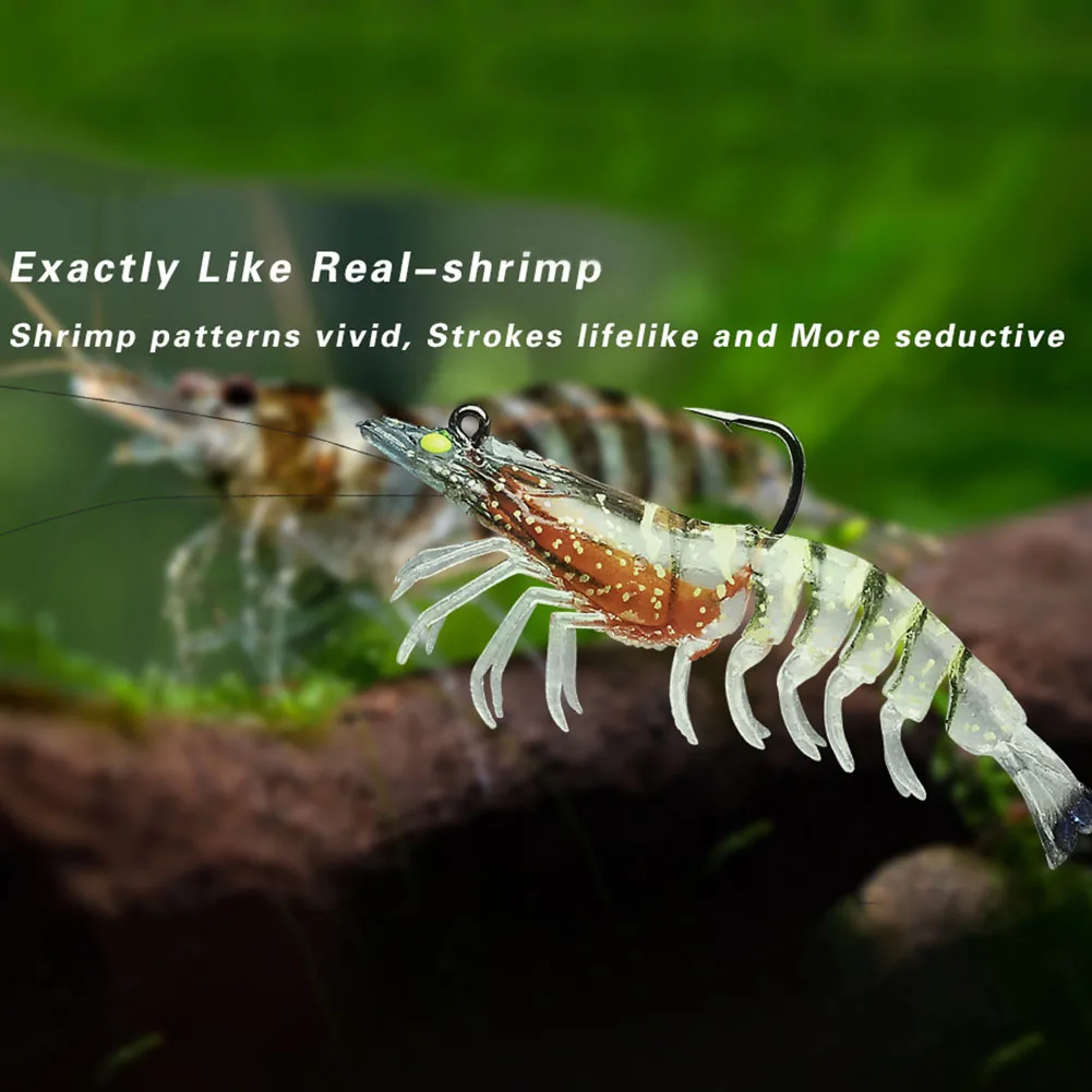 Fishing Lure Lifelike Swimming TRUSCEND Shrimp Lure Ultra Sharp Back Hook and Holographic Glitter Foil for Maximum Appeal
Fishing Lure Lifelike Swimming TRUSCEND Shrimp Lure Ultra Sharp Back Hook and Holographic Glitter Foil for Maximum Appeal