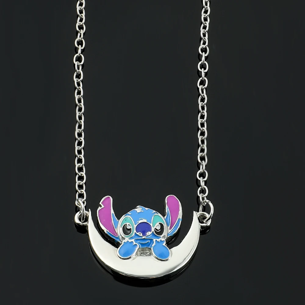 Disney Cartoon Lilo & Stitch Modeling Metal Necklace Anime Figure Stitch Kawaii Hip Hop Charms Pendant Kid Gifts Action Figure
Disney Cartoon Lilo & Stitch Modeling Metal Necklace Anime Figure Stitch Kawaii Hip Hop Charms Pendant Kid Gifts Action Figure