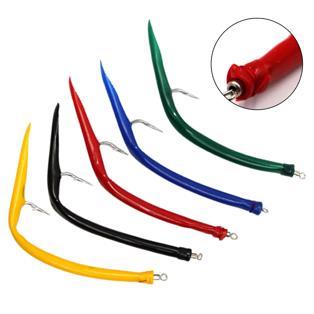 5Pcs Fishing Eel Tube Bait Shank Offset Hooks Codfish Fishing Barbed Octopus Hook Rolling Swivel Thread Sea Fishing
5Pcs Fishing Eel Tube Bait Shank Offset Hooks Codfish Fishing Barbed Octopus Hook Rolling Swivel Thread Sea Fishing
