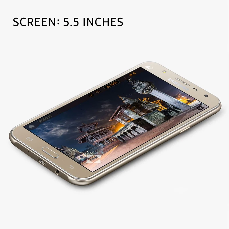 Смартфон Samsung Galaxy J7 J700F/J7008 разблокированный сотовый телефон 5 дюйма 1 ГБ ОЗУ 16 Гб