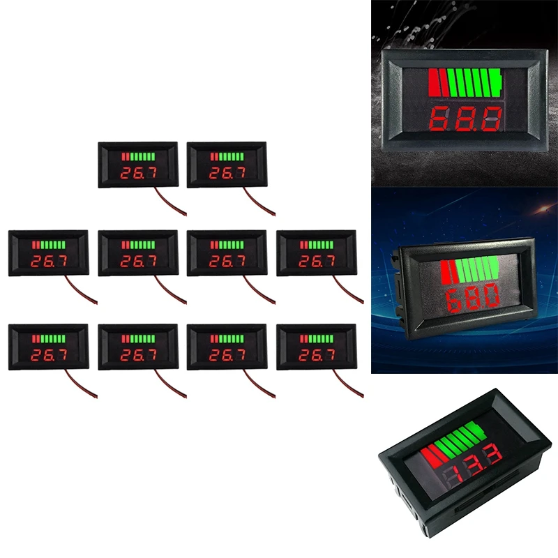 AT35 Car Battery Charge Level Indicator Lithium Battery Capacity Meter Test Display LED
AT35 Car Battery Charge Level Indicator Lithium Battery Capacity Meter Test Display LED