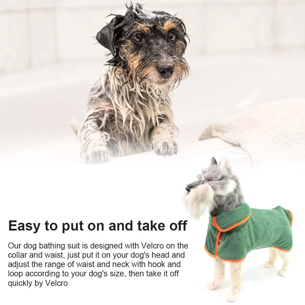 Microfiber Absorbent Pet Bathrobe Adjustable Waist Collar Towel Washable Drying Coat Shower Robe Household Indoor
Microfiber Absorbent Pet Bathrobe Adjustable Waist Collar Towel Washable Drying Coat Shower Robe Household Indoor