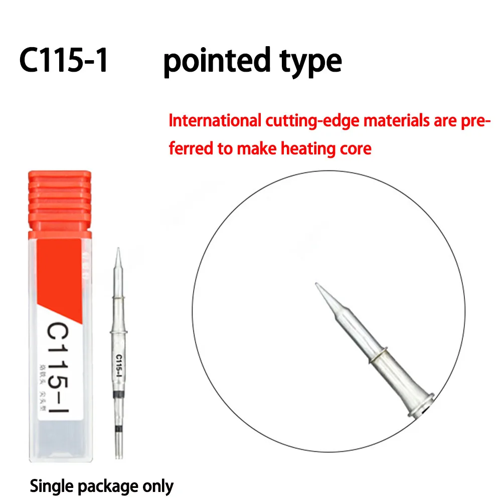 75W High Quality Copper Internal Heating Long Soldering Iron Tip For JBC115 T26 Soldering Station C115-I/C115-SI /C115-K
75W High Quality Copper Internal Heating Long Soldering Iron Tip For JBC115 T26 Soldering Station C115-I/C115-SI /C115-K