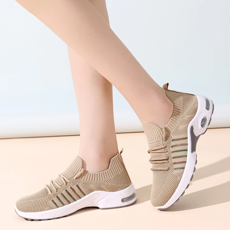 Summer Women Sneakers Mesh Breathable Shoes Women Casual Shoes Non Slip Ladies Sport Shoes Knitted shoes Woman Flats Lightweight
Summer Women Sneakers Mesh Breathable Shoes Women Casual Shoes Non Slip Ladies Sport Shoes Knitted shoes Woman Flats Lightweight