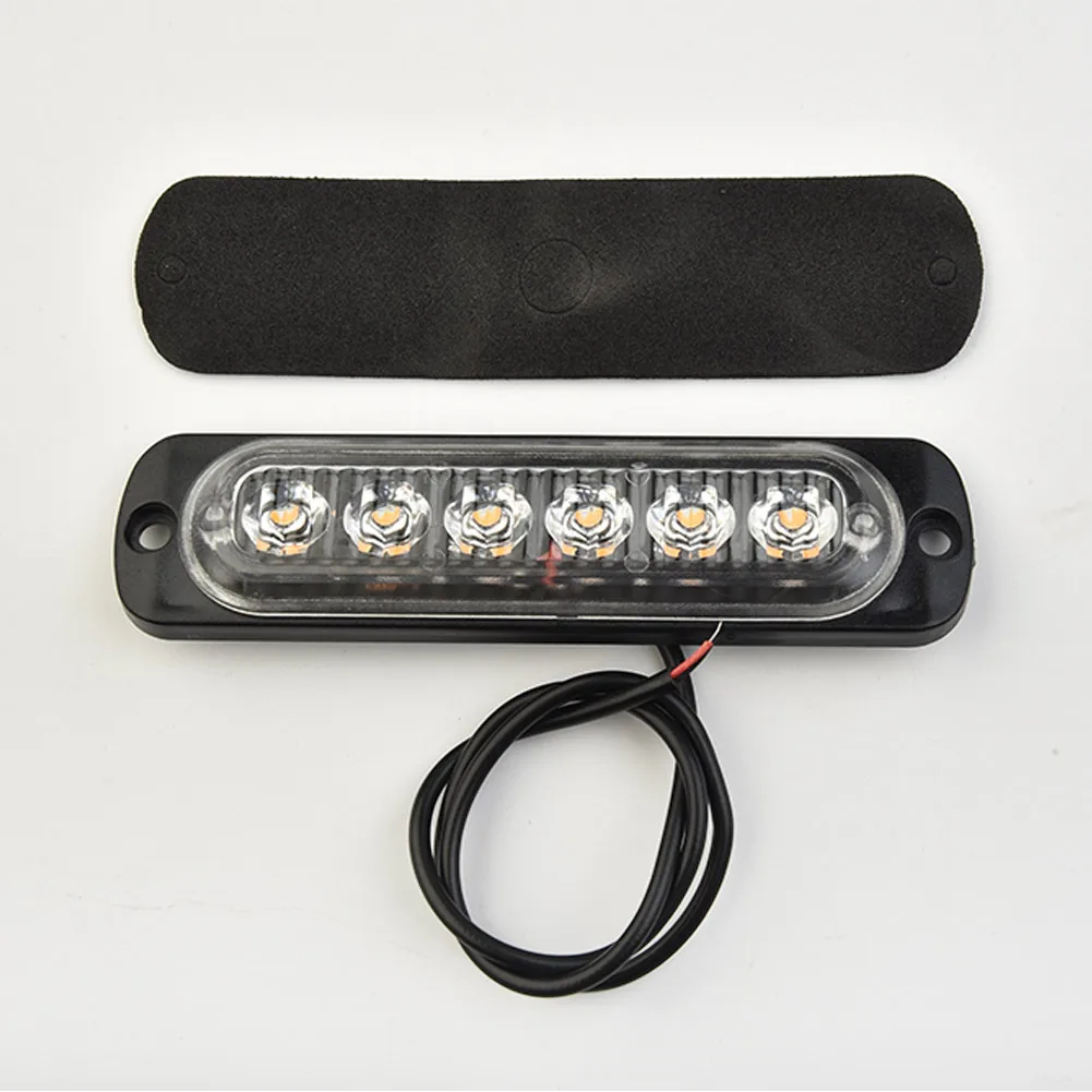 2pcs Truck 12V 24V 6smd LED Warning Lights Lightbar Always Bright Car Beacon Lamp Amber Yellow White Traffic Lights
2pcs Truck 12V 24V 6smd LED Warning Lights Lightbar Always Bright Car Beacon Lamp Amber Yellow White Traffic Lights