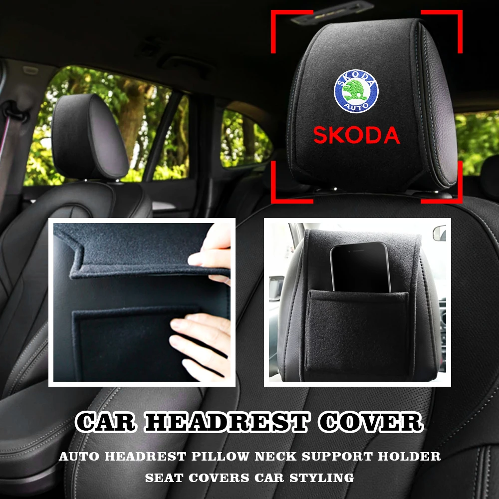 Car Seat Headrest Cover Comfortable Breathable Embroidery Car Neck Pillow Cover For Skoda Octavia RAPID Superb Fabia Kodiaq Etc.
Car Seat Headrest Cover Comfortable Breathable Embroidery Car Neck Pillow Cover For Skoda Octavia RAPID Superb Fabia Kodiaq Etc.