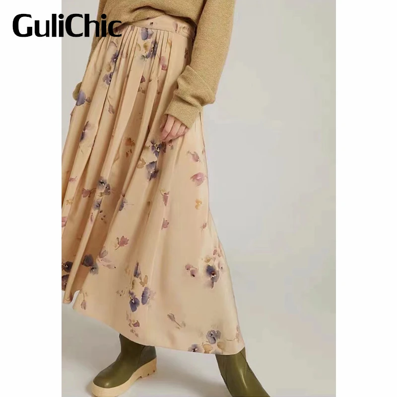 6.17 GuliChic Women Elegant Comfortable 2 Piece Set Slash Neck Floral Print Loose Blouse With High Waist A-Line Skirt
6.17 GuliChic Women Elegant Comfortable 2 Piece Set Slash Neck Floral Print Loose Blouse With High Waist A-Line Skirt