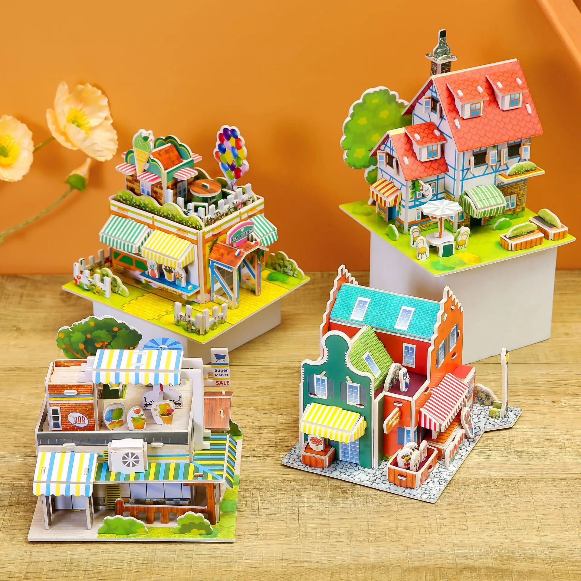 Craft Girls Toy 3d Villa Paper Model Montessori Materials Educational Toys for Children Funny Art Hourse Kids Learning Toy
Craft Girls Toy 3d Villa Paper Model Montessori Materials Educational Toys for Children Funny Art Hourse Kids Learning Toy