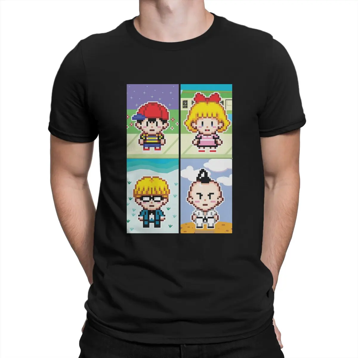 Chosen Four Square T Shirt for Men Pure Cotton Casual T-Shirts Round Neck Mother Earthbound Game Tees Short Sleeve Clothing Gift
Chosen Four Square T Shirt for Men Pure Cotton Casual T-Shirts Round Neck Mother Earthbound Game Tees Short Sleeve Clothing Gift