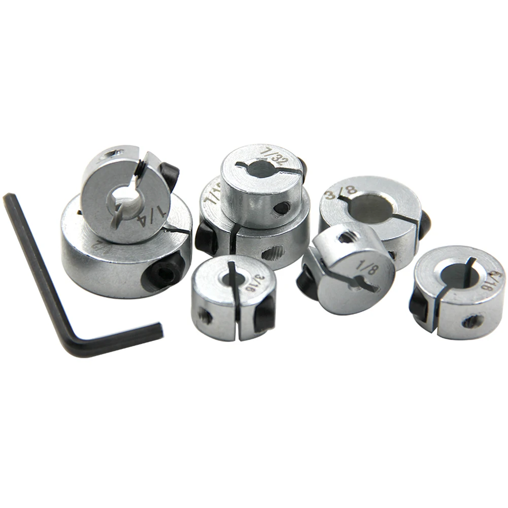 8pcs Open type fixed ring light bearing limit sleeve locking sleeve aluminum automatic ring positioning Shaft Collars with slit
8pcs Open type fixed ring light bearing limit sleeve locking sleeve aluminum automatic ring positioning Shaft Collars with slit