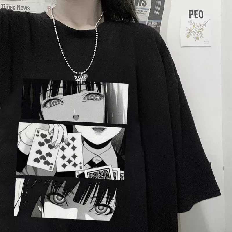 Japanese Anime Kakegurui T Shirts Cosplay Short Sleeves Summer Casual Harajuku Top Tees Japan High Quality T-Shirts Camiseta
Japanese Anime Kakegurui T Shirts Cosplay Short Sleeves Summer Casual Harajuku Top Tees Japan High Quality T-Shirts Camiseta