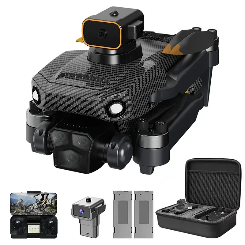 Professional HD Three Camera WIFI FPV Brushless Motor RC MINI Drone 4K 8K ESC Obstacle Avoidance Folding Quadcopter Gift
Professional HD Three Camera WIFI FPV Brushless Motor RC MINI Drone 4K 8K ESC Obstacle Avoidance Folding Quadcopter Gift