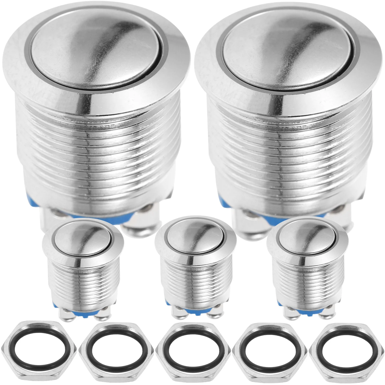5 Pcs Metal Button Car Switch Switch Truck Short Hair Marine Metal Switch Stainless Steel Push Button Switch Momentary Switch
5 Pcs Metal Button Car Switch Switch Truck Short Hair Marine Metal Switch Stainless Steel Push Button Switch Momentary Switch
