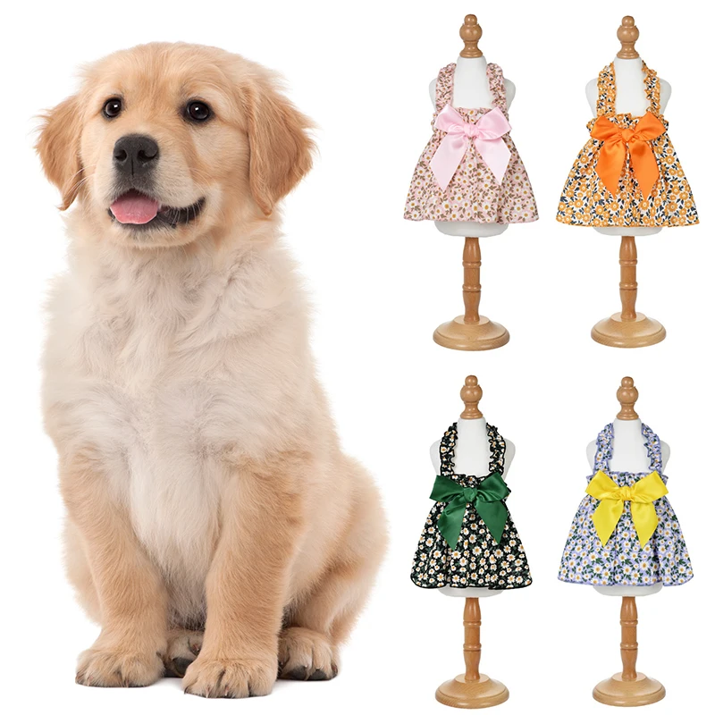 Pet Sling Princess Dog Dress Pet Clothes Cat Skirt Dog Accessories Summer Thin Small Dog Floral Bow Tie
Pet Sling Princess Dog Dress Pet Clothes Cat Skirt Dog Accessories Summer Thin Small Dog Floral Bow Tie
