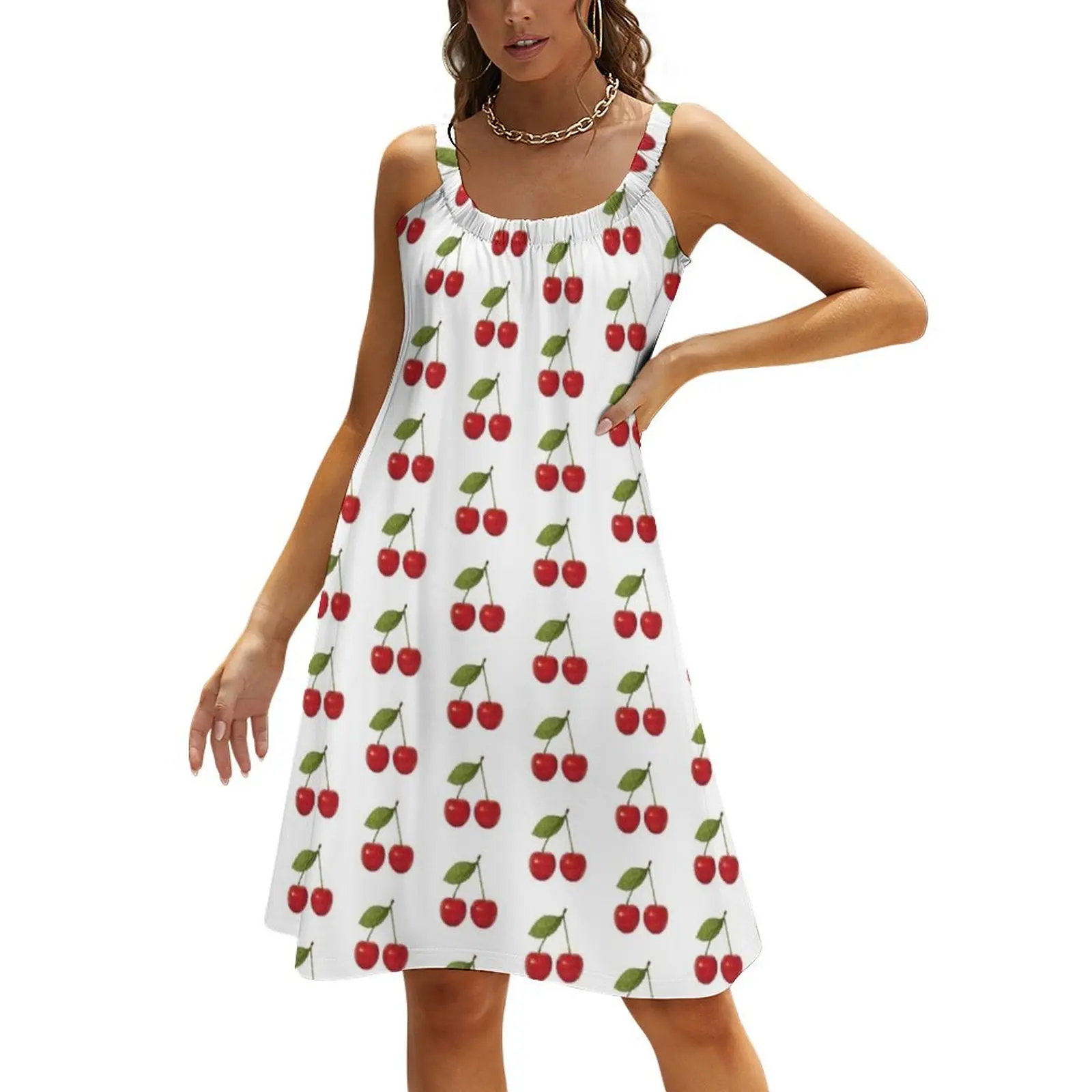 2022 Summer Vintage Printed Women Dress Spaghetti Strap Sundress Loose Sleeveless O-neck Mini Beach Dresses Female Vestidos
2022 Summer Vintage Printed Women Dress Spaghetti Strap Sundress Loose Sleeveless O-neck Mini Beach Dresses Female Vestidos