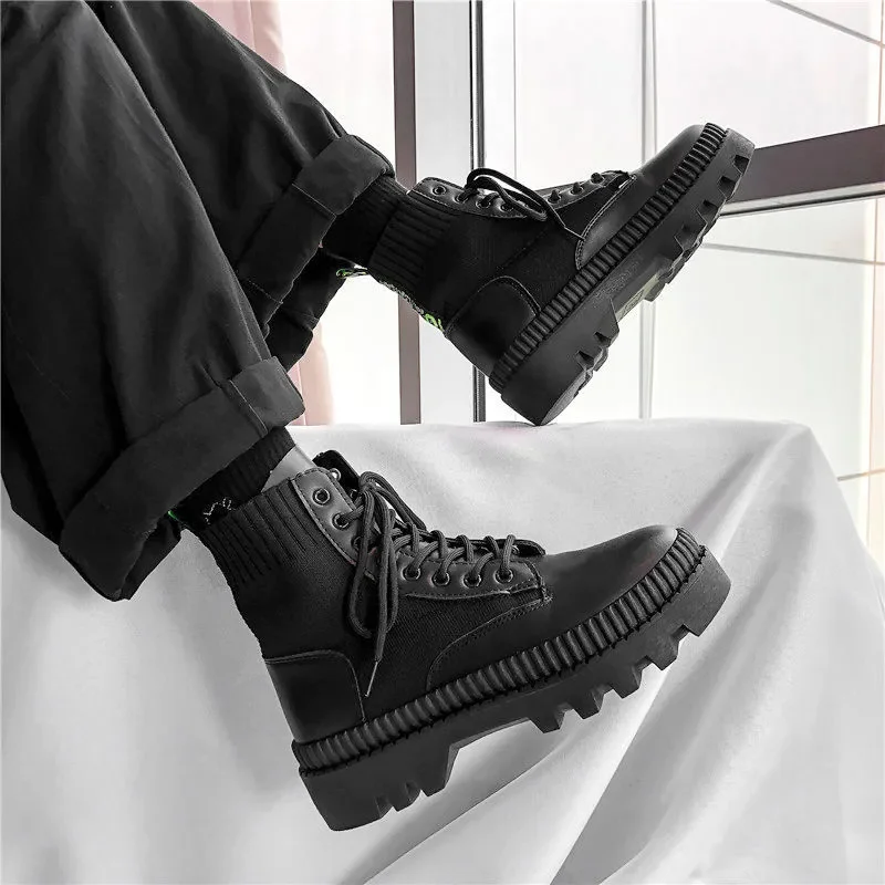 Leather Sock Men's Ankle Boots Men Shoes for Mens Sneakers Autumn Winter Vintage Classic Male Casual Motorcycle Footwear
Leather Sock Men's Ankle Boots Men Shoes for Mens Sneakers Autumn Winter Vintage Classic Male Casual Motorcycle Footwear