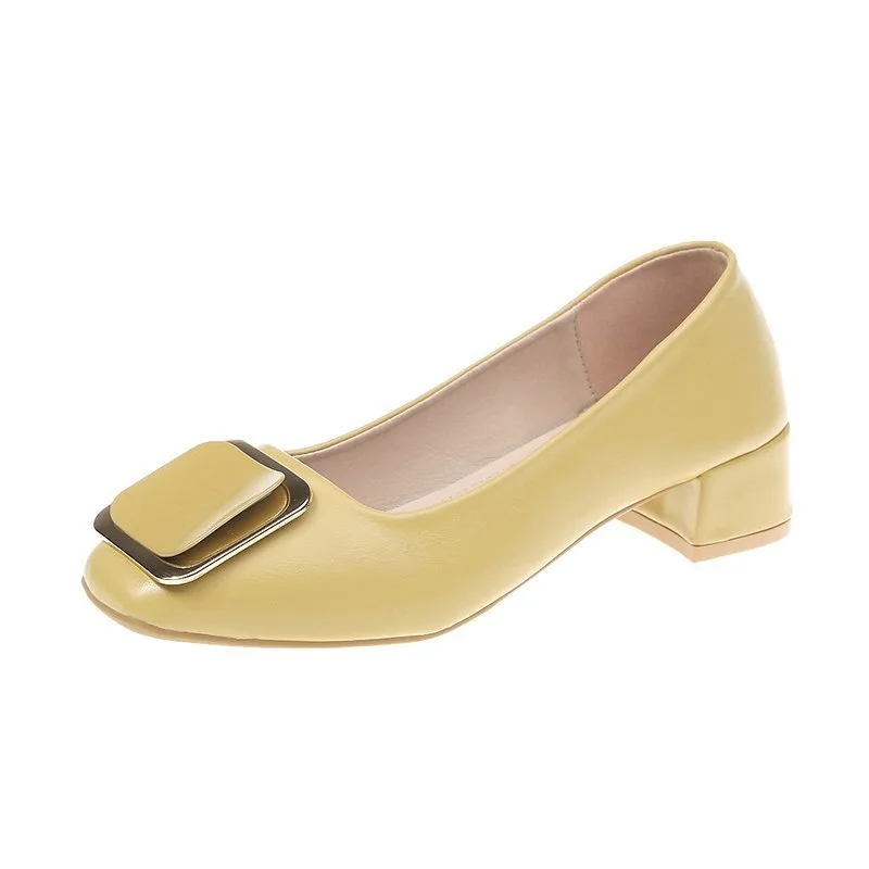 Women's High Heels Low-heeled Medium-heeled Chunky High-heeled Shoes Shoes for Wedding Women Patent Leather Womens Shoes
Women's High Heels Low-heeled Medium-heeled Chunky High-heeled Shoes Shoes for Wedding Women Patent Leather Womens Shoes