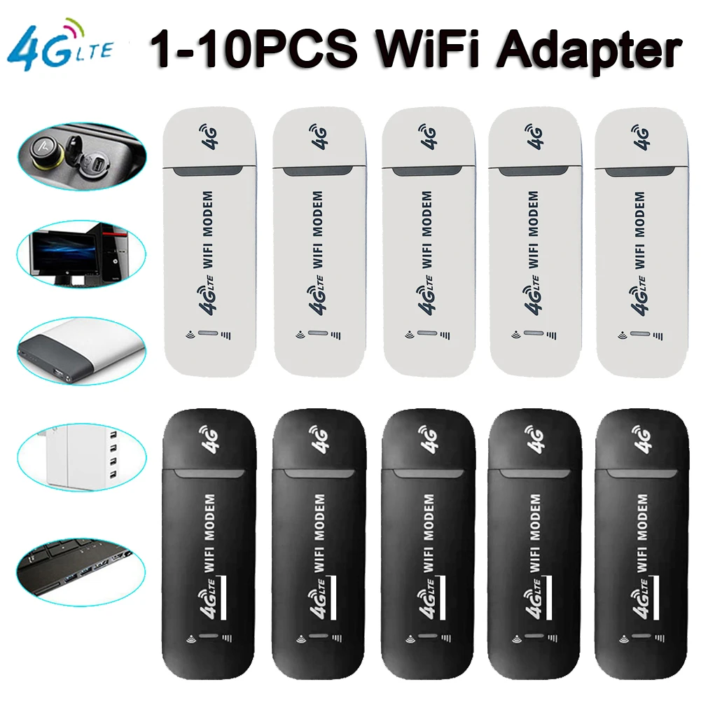 

4G LTE Wireless Router 150Mbps Modem Stick WiFi Adapter USB Dongle Modem Stick Mobile Broadband Sim Card For Laptops Notebooks