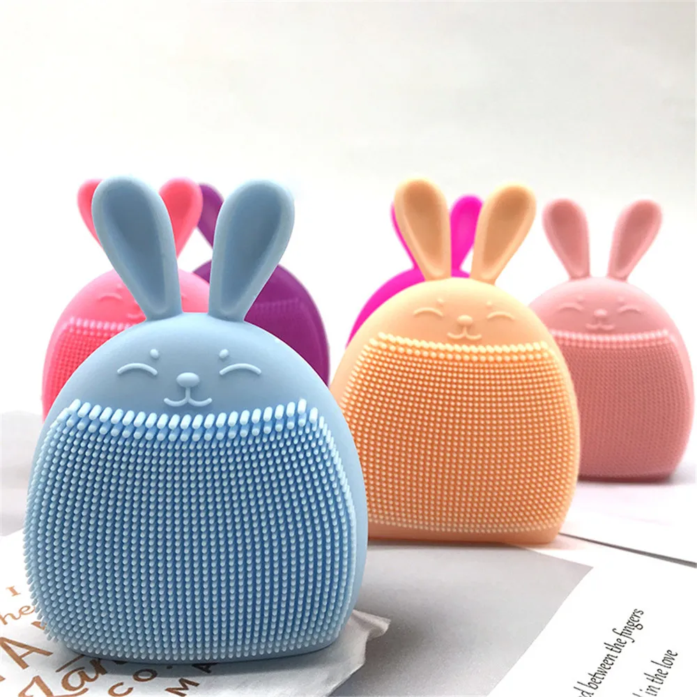 Silica Gel Facial Cleansing Brush Soft Massage Brushs Facial Deep Cleaning Massage Skin Care Exfoliator Beauty Tool Rabbit Shape
Silica Gel Facial Cleansing Brush Soft Massage Brushs Facial Deep Cleaning Massage Skin Care Exfoliator Beauty Tool Rabbit Shape
