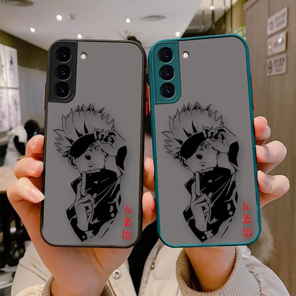 Matte S23 Case Funda For Samsung S23 S22 S21 S20 S10 S10E S9 S8 Plus Lite Ultra 5G Clear Hard Case Jujutsu Kaisen-Satoru Gojo
Matte S23 Case Funda For Samsung S23 S22 S21 S20 S10 S10E S9 S8 Plus Lite Ultra 5G Clear Hard Case Jujutsu Kaisen-Satoru Gojo