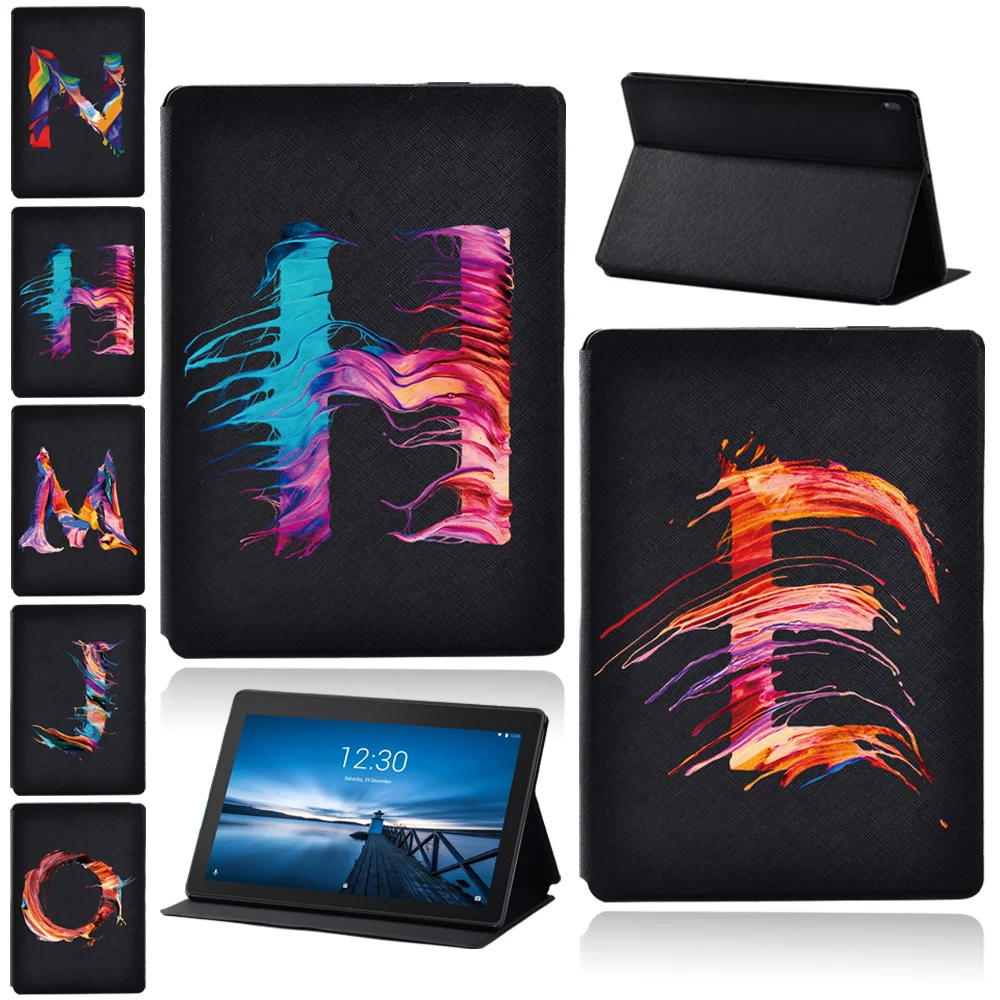 Lenovo Tablet Case for Tab M10 X605F X505F/Tab M10 PLUS X606F/Tab E10 TB-X104F Cover 26 Letter Pattern with Stand Leather Cover
Lenovo Tablet Case for Tab M10 X605F X505F/Tab M10 PLUS X606F/Tab E10 TB-X104F Cover 26 Letter Pattern with Stand Leather Cover
