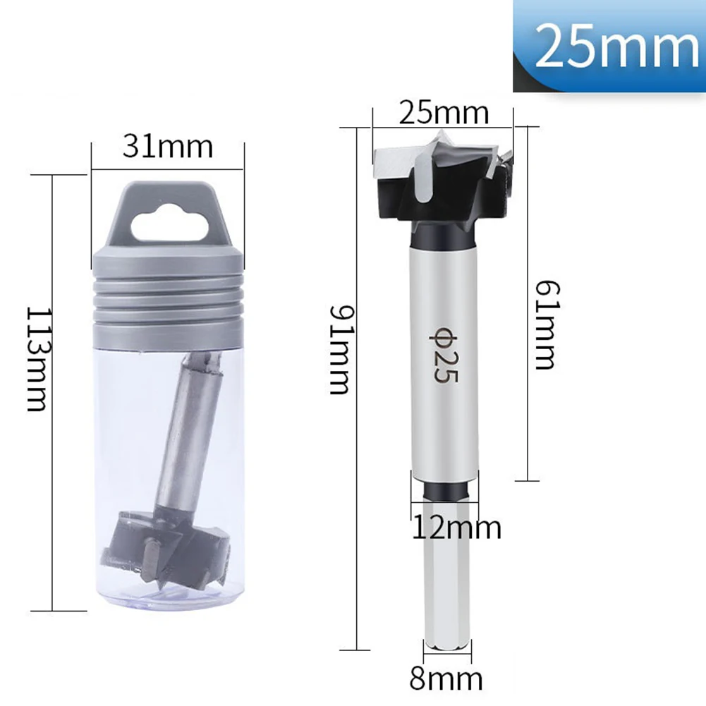 3 Flutes Carbide Tip Wood Auger Cutter Woodworking Hole Saw Drill Bit 25-60mm Power Tools Drill Bits Accessories
3 Flutes Carbide Tip Wood Auger Cutter Woodworking Hole Saw Drill Bit 25-60mm Power Tools Drill Bits Accessories