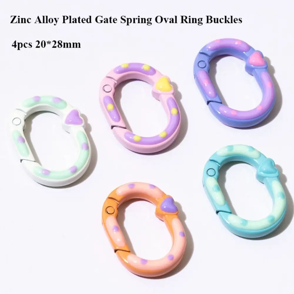 4pcs Multicolors Spring Oval Ring Buckles High Quality Oval Shape 20*28mm Snap Clasp Clip Oval Push Trigger Purses Handbags
4pcs Multicolors Spring Oval Ring Buckles High Quality Oval Shape 20*28mm Snap Clasp Clip Oval Push Trigger Purses Handbags
