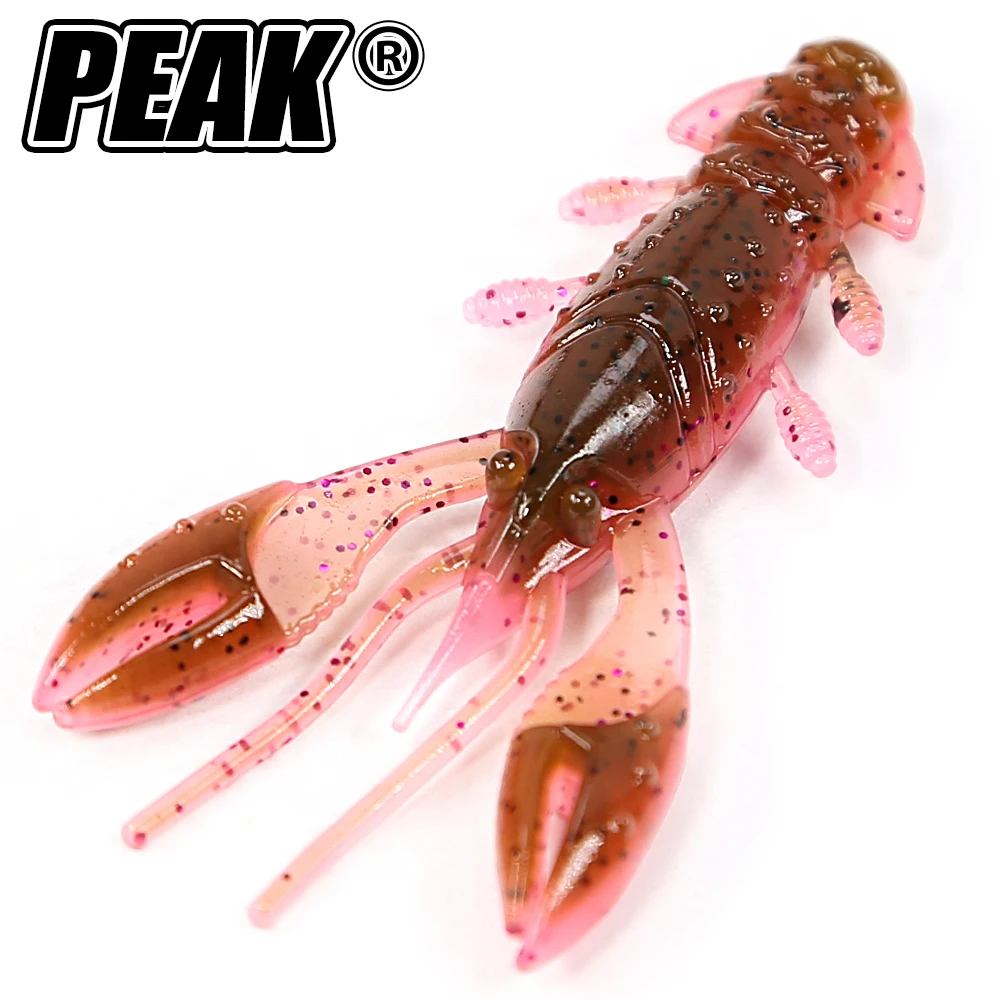 

Плавающие приманки PEAK Craws 60 мм/8 шт., Мягкая приманка, искусственная лобстер, мягкая пластиковая приманка, рыболовные приманки