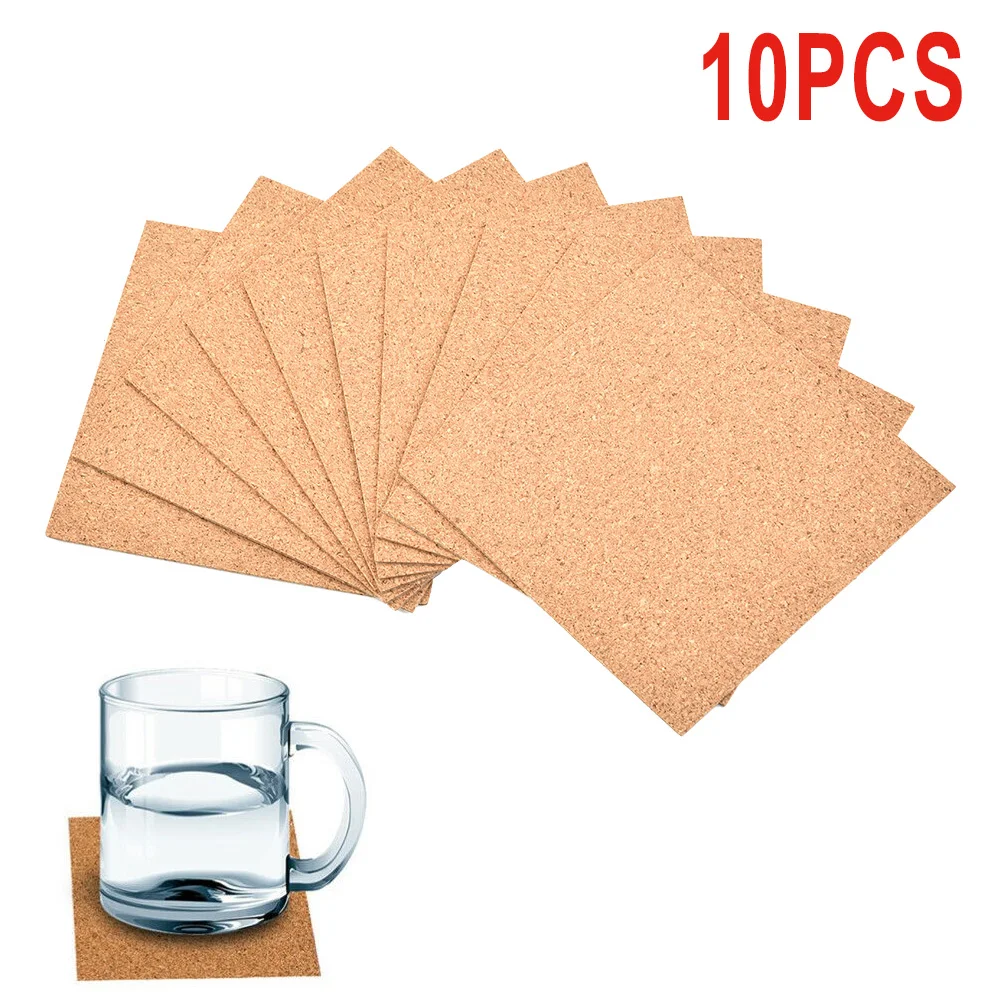 Brand New Durable High Quality Practical Cork Mat For Home 10Pcs Backing Bar Coasters Cork DIY Mat Self-adhesive
Brand New Durable High Quality Practical Cork Mat For Home 10Pcs Backing Bar Coasters Cork DIY Mat Self-adhesive