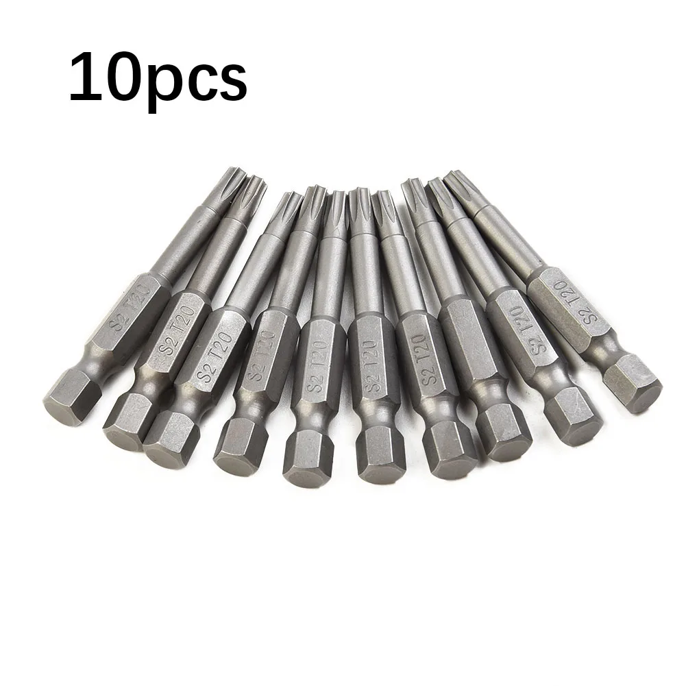 10Pcs Torx Screwdriver Bit 6.35mm Hexagon Handle T20 Magnetic Tip 50mm Long Screwdrivers Kit Alloy Steel Drill Bit Hand Tools
10Pcs Torx Screwdriver Bit 6.35mm Hexagon Handle T20 Magnetic Tip 50mm Long Screwdrivers Kit Alloy Steel Drill Bit Hand Tools