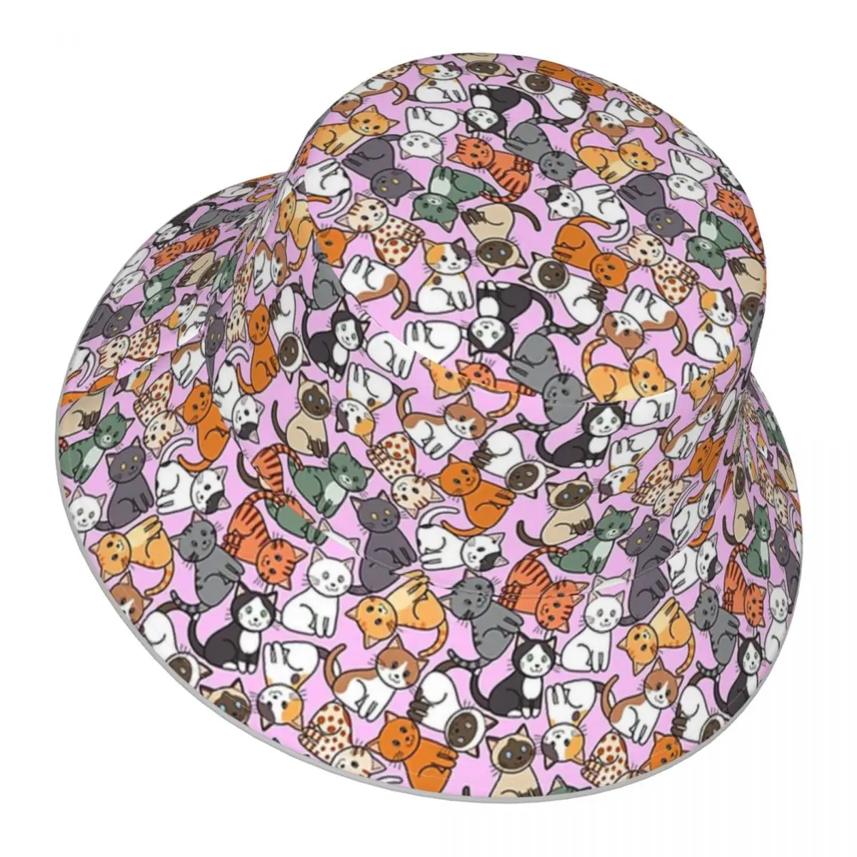 CATS (PINK) reflective Bucket Hat Men Women Bucket Hat Outdoor Sunscreen Beach Hat Sun Hiking Fishing Cap
CATS (PINK) reflective Bucket Hat Men Women Bucket Hat Outdoor Sunscreen Beach Hat Sun Hiking Fishing Cap