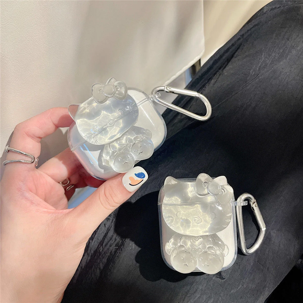 Hello Kitty Cartoon Crystal Bluetooth-compatible Earphone Set Transparent PC Hard case Earphone Case for AirPods 1 2 3 Pro Cover
Hello Kitty Cartoon Crystal Bluetooth-compatible Earphone Set Transparent PC Hard case Earphone Case for AirPods 1 2 3 Pro Cover