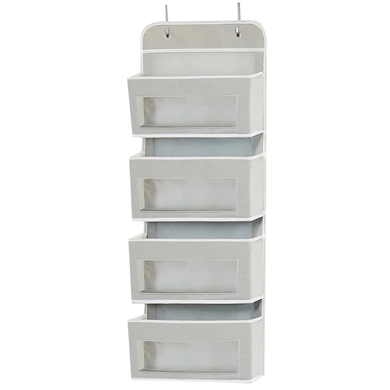 1Pcs Household Hanging Sundries Storage And Sorting Storage Bags Door Wall Installation 4 Transparent Pocket
1Pcs Household Hanging Sundries Storage And Sorting Storage Bags Door Wall Installation 4 Transparent Pocket