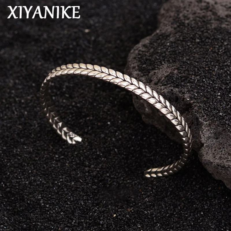 XIYANIKE Summer New Trend Wheat Cuff Bracelet For Women Men Unisex Vintage Fashion Jewelry Party Lovers Gift pulseras mujer
XIYANIKE Summer New Trend Wheat Cuff Bracelet For Women Men Unisex Vintage Fashion Jewelry Party Lovers Gift pulseras mujer