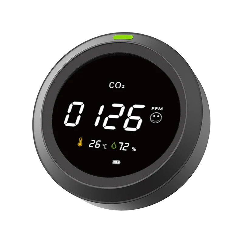 Digital CO2 Sensor PPM Carbon dioxide Meter Gas Detector Thermometer hygrometer
Digital CO2 Sensor PPM Carbon dioxide Meter Gas Detector Thermometer hygrometer