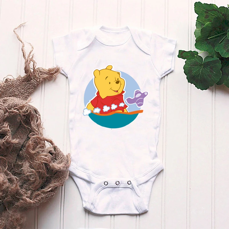 Baby Disney Winnie the Pooh Print Romper Short Sleeve O Neck Loose Girls Boys Infant Bodysuit Fashion Toddler Cotton Jumpsuit
Baby Disney Winnie the Pooh Print Romper Short Sleeve O Neck Loose Girls Boys Infant Bodysuit Fashion Toddler Cotton Jumpsuit
